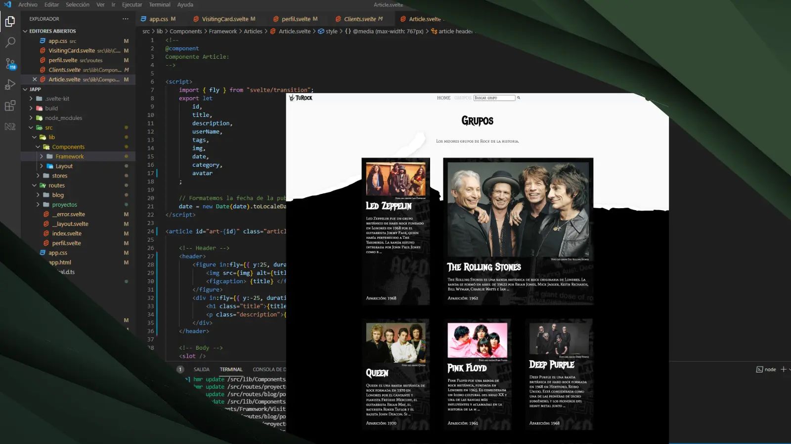 TuRock, a site for Rock lovers