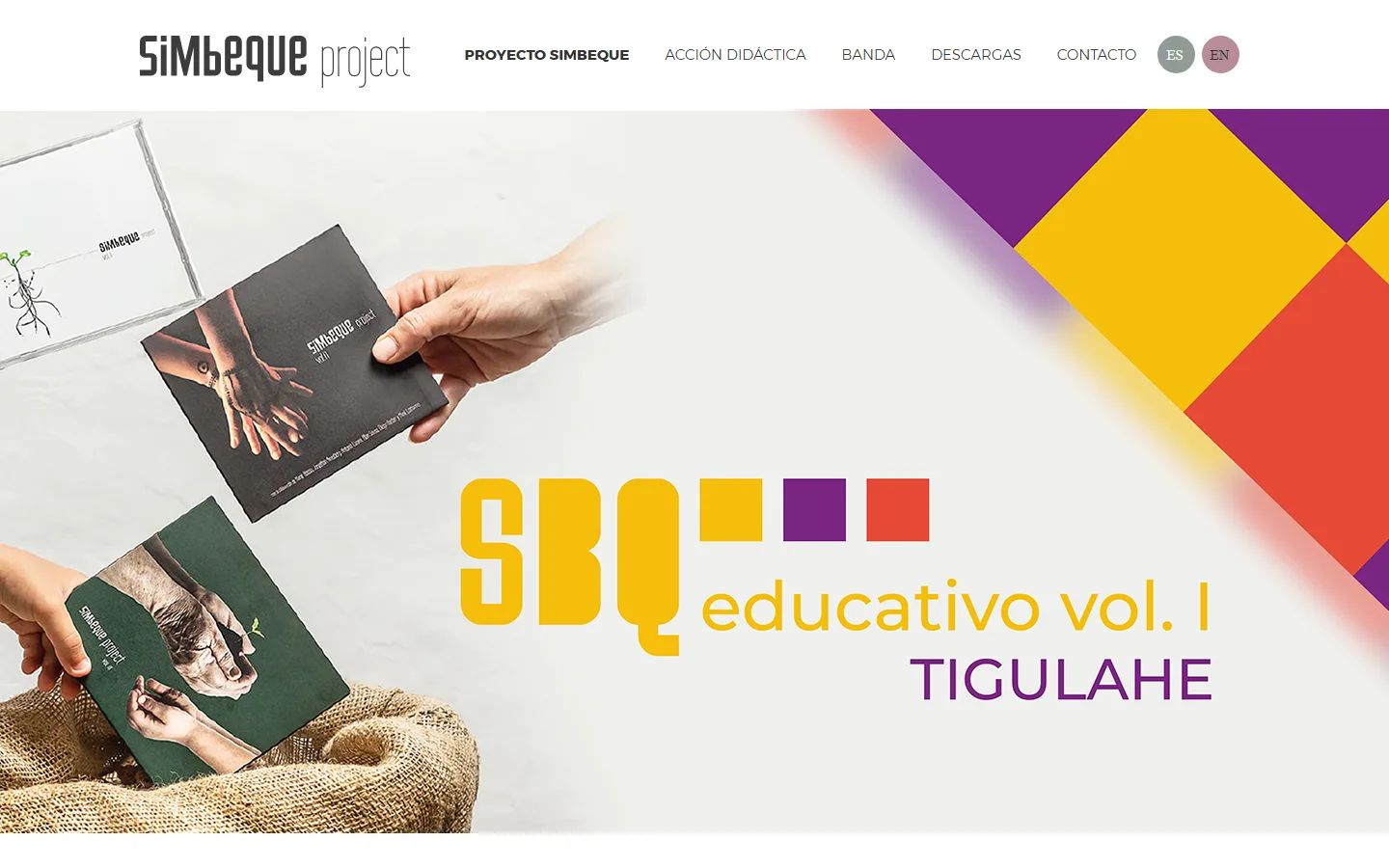 Simbeque, web de un grupo de jazz y folclore canario